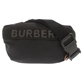 Burberry-Burberry Nylon Black Sling Bag-Black