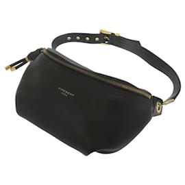 Givenchy-Givenchy Black Leather Sling Bag-Black