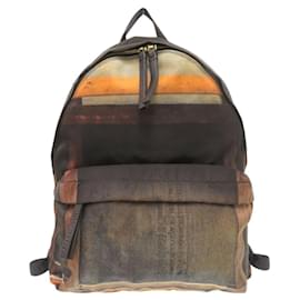 Givenchy Black Nylon and Leather Backpack Black