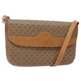 Gucci Borsa a Spalla Micro GG Supreme PVC Beige Oro 004 106 0024 Auth ep9330 Beige D'oro