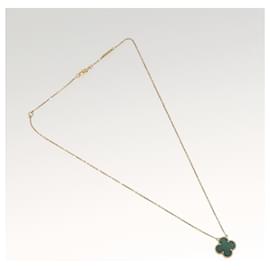 Van Cleef & Arpels-Collier Vintage Alhambra en Malachite Van Cleef & Arpels en or 18K 750 Auth 131108M-Vert