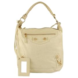 Balenciaga-Balenciaga Cream GGH Day Hobo-Cream