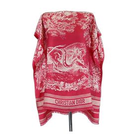 Poncho reversible en Toile De Jouy rosa Christian Dior Rosa