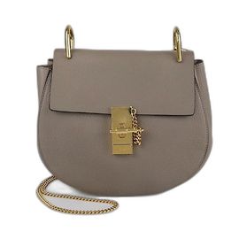 Chloé Bolsa de ombro média Drew bege da Chloe Bege