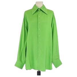 Autre Marque Camicia verde oversize a maniche lunghe Christopher John Rogers Verde