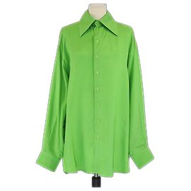 Autre Marque Camisa verde oversized de manga longa Christopher John Rogers Verde