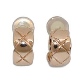 Pendientes Coco Crush de oro rosa de 18K de Chanel Otro