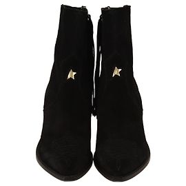 Bottes Debie Noires à Bout Pointu Golden Goose Noir