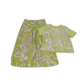 Conjunto de camiseta e calças com estampa Farfalle verde claro Emilio Pucci Verde claro