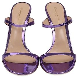 Sandali Aura Metallici Viola Gianvito Rossi Viola scuro
