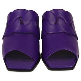 Hermès Sandálias Hermes Purple Hanna 55 Roxo