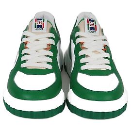 Baskets The Court Casablanca Vert/Blanc Blanc Vert