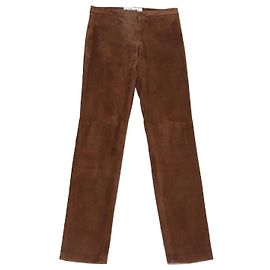 Pantalones ajustados marrones Loewe Castaño