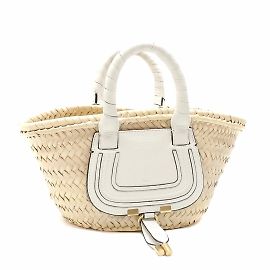 Chloé Marcie Tote Tasche Weiß