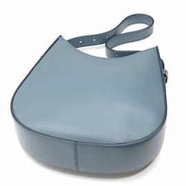 Tod's-Tod's Oboe Shoulder Bag-Blue