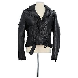 The Kooples Lederjacke Schwarz