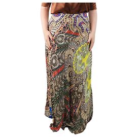 Etro Falda maxi estampada multicolor - talla UK 14 Multicolor