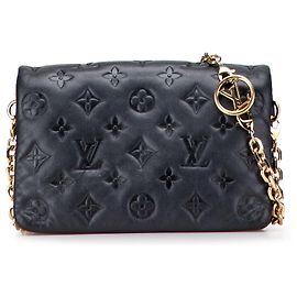 Pochette Coussin Monogram Noir Louis Vuitton Noir