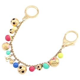 Louis Vuitton-Louis Vuitton Bag Charm Porte-Clés Chaine Grullo-Multiple colors,Golden
