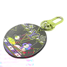 Louis Vuitton-Louis Vuitton Monogram Porte-Clés Illustre Vivienne Charm-Brown,Multiple colors