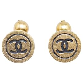 Gemelli vintage Chanel Coco Mark D'oro