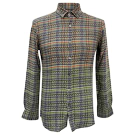 Missoni-Missoni Zigzag Shirt in Multicolor Wool-Multiple colors