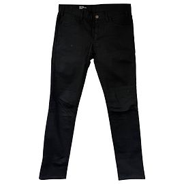 Céline Jeans ajustados Celine em algodão preto Preto