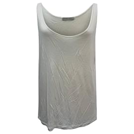 Top Bottega Veneta en algodón blanco Blanco Crudo