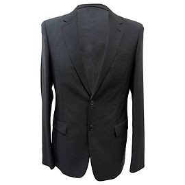Prada Single-Breasted Blazer and Trousers Set in Black Wool Black