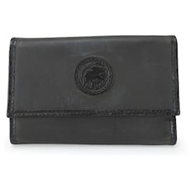Autre Marque-Hunting World Key Holder Leather PVC Key Case-Black
