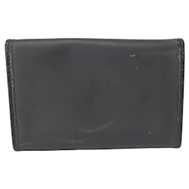 Autre Marque-Hunting World Key Holder Leather PVC Key Case-Black