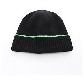 Cappello in lana e cashmere Bottega Veneta Nero Verde