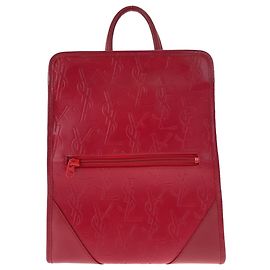 Yves Saint Laurent Vintage Red Leather Backpack Red