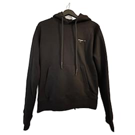 Off White Off-White Kapuzenpullover schwarz Baumwolle Schwarz