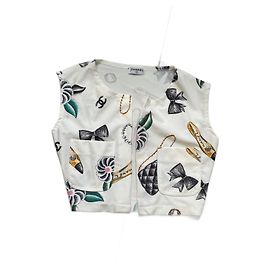 Gilet sans manches Chanel Polyamide Taille 34 Multicolore