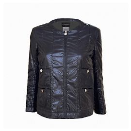 Chanel Iconic Black Lightweight Puffer Jacket 34 FR Black