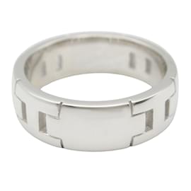Hermès-Hermes Hermès Hercules Ring in 18K White Gold-Silvery