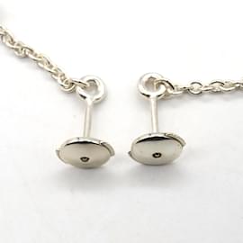Hermès-Hermes Farandole Drop Earrings-Silvery