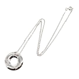 Hermès-Hermes Hermès Hercules Necklace in 18K White Gold-Silvery