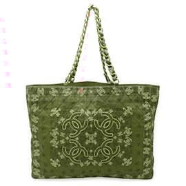 Chanel-Chanel Coco Mark Tote Bag-White,Red