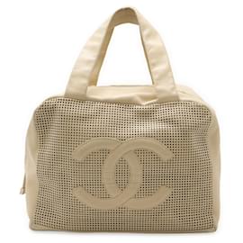 Chanel-Chanel Coco Mark Mini Boston Bag-Beige