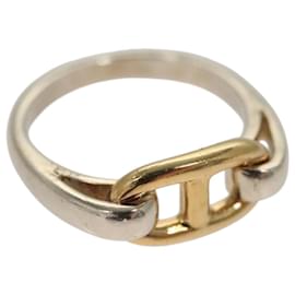 Hermès HERMES Shane Duncle Ring Ag925 Größe 49 Silber Gold Auth 130538M Andere