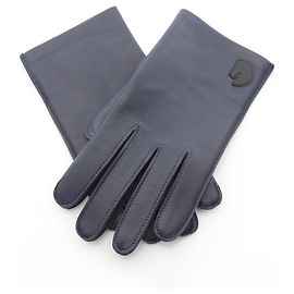 Hermès Hermès Pferde Carrousel Handschuhe Marineblau