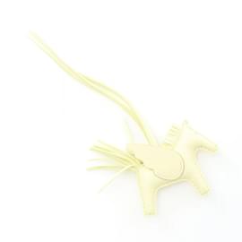 Hermès-Hermes Rodeo Pegasus PM Jaune Milton Handbag Charm-Yellow