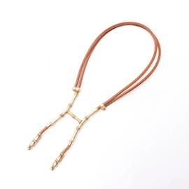 Hermès-Hermes Hermès Bamboo Bustier Necklace-Brown