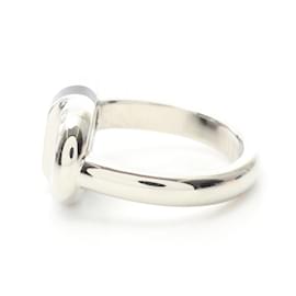 Hermès-Hermes Maillon Chaine d'Ancre Noir Ring-Black,Silvery