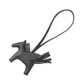Hermès-Hermes Rodeo Pegasus PM Charm Accessory-Black