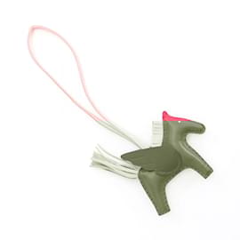 Hermès-Hermes Rodeo Pegasus PM Charm-Brown,Pink