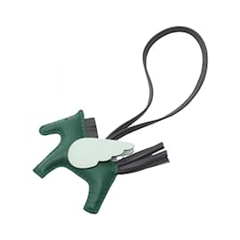 Hermès-Hermes Rodeo Pegasus PM Charm-Brown,Green
