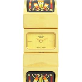 Hermès-Hermès LOQUE Gold Plated Women's Wristwatch-Other